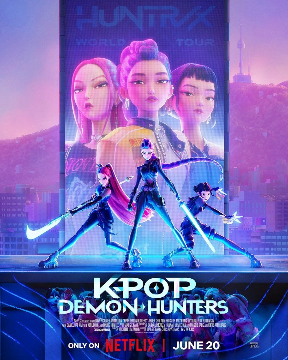 Poster for K=Pop Demon Hunters